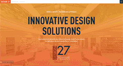 Desktop Screenshot of design27.com