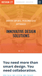 Mobile Screenshot of design27.com